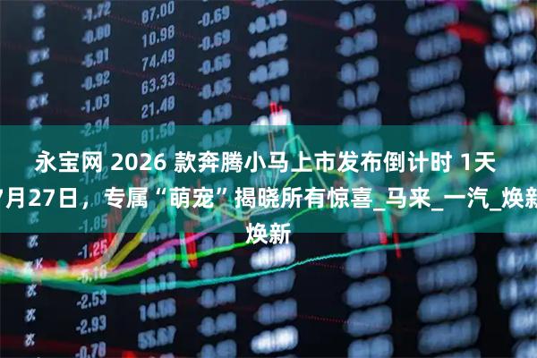 永宝网 2026 款奔腾小马上市发布倒计时 1天 7月27日，专属“萌宠”揭晓所有惊喜_马来_一汽_焕新