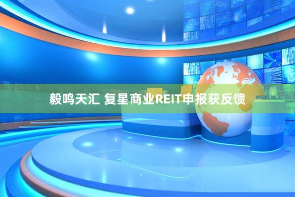 毅鸣天汇 复星商业REIT申报获反馈